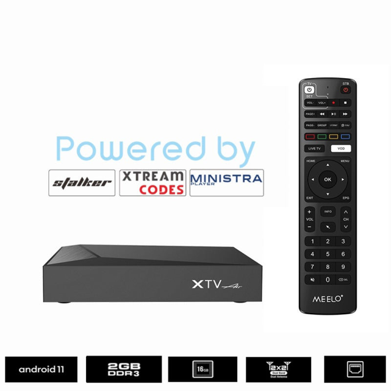 XTV Air HD 4K Android TV Box 2GB 16GB Network Set Top Box with Infrared Remote Controller XTV Air HD 4K Android TV Box 2GB 16GB Network Set Top Box with Infrared Remote Controller